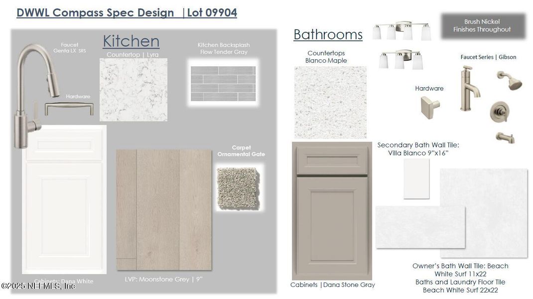 Sample of building materials used in homes in Del Webb Wildlight, Yulee (Image 19).