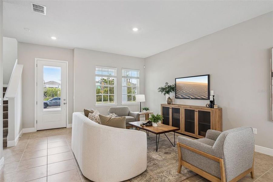 Furnished interior view inside a new home in Laureate Park, Orlando (Image 9).