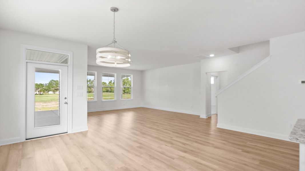 Furnished interior view inside a new home in Bluffs at Sun Colony, Longs (Image 8). Furnished interior view inside a new home in Bluffs at Sun Colony, Longs (Image 8).