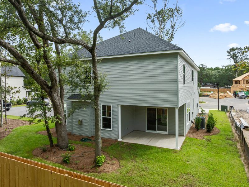 Exterior details and patio area of a home in Indigo Place, North Charleston (Image 3). Exterior details and patio area of a home in Indigo Place, North Charleston (Image 3).