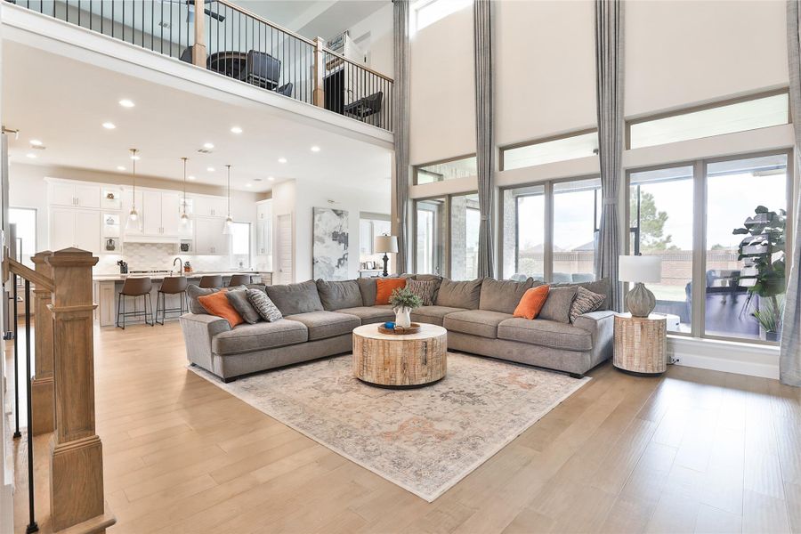 Furnished interior view inside a new home in Elyson, Katy (Image 32).