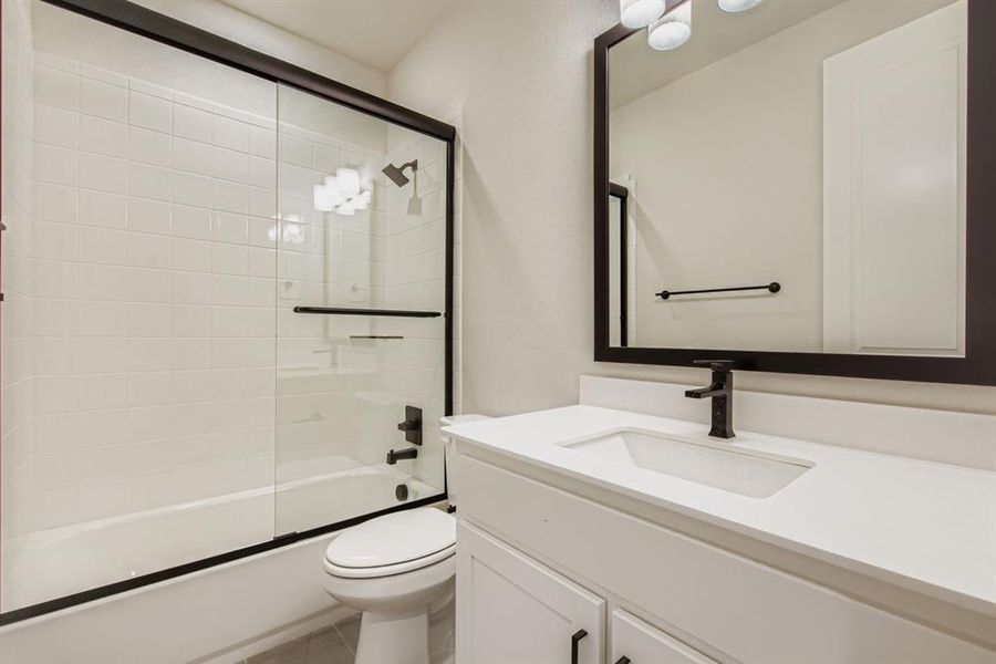 Furnished interior view inside a new home in Wildridge, Oak Point (Image 8).