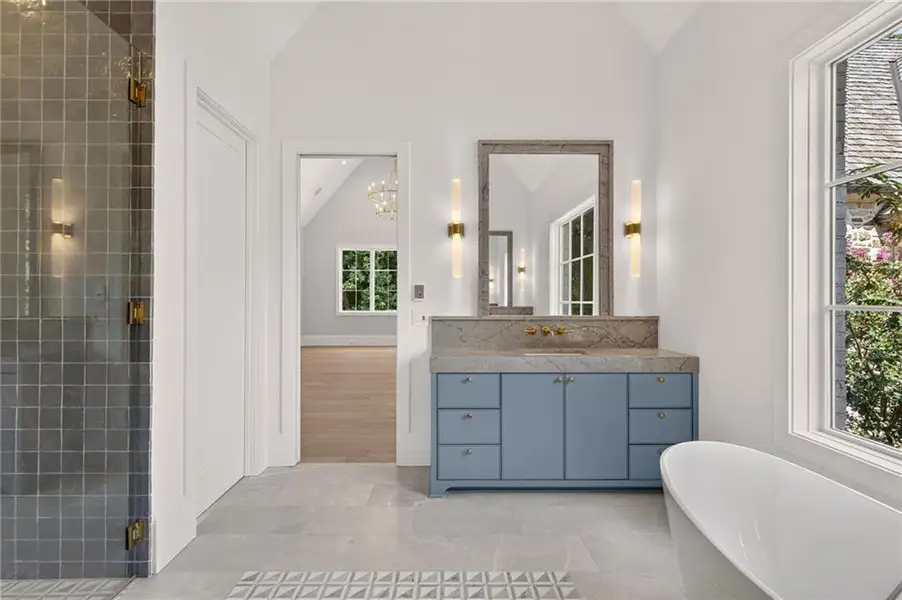 Furnished interior view inside a new home in , Atlanta (Image 18). Furnished interior view inside a new home in , Atlanta (Image 18).