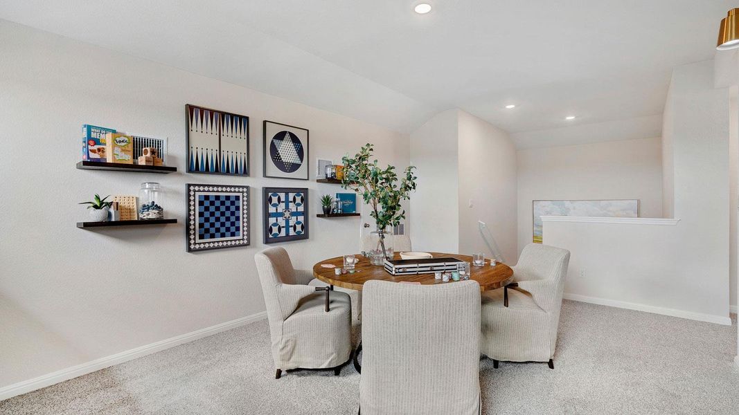 Furnished interior view inside a new home in Thunder Rock, Marble Falls (Image 28).