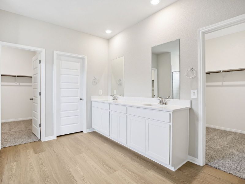 Furnished interior view inside a new home in Lakeside Meadows, Pflugerville (Image 4).
