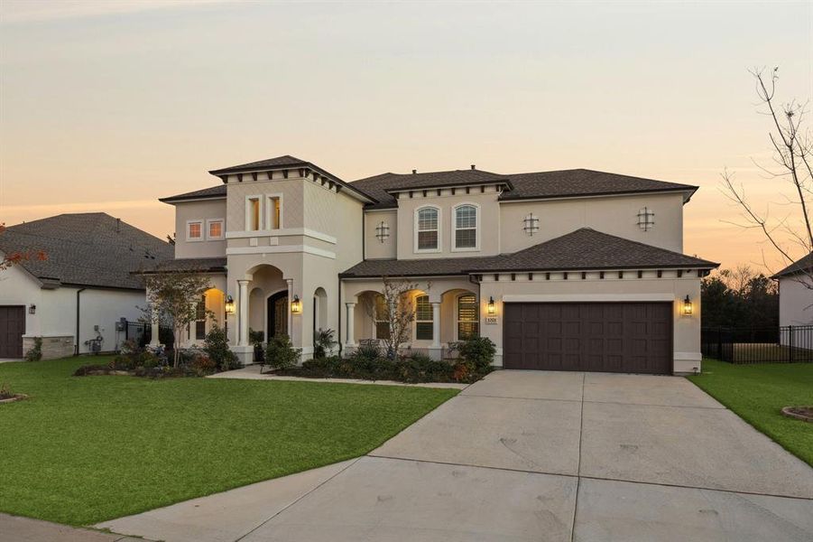 Front exterior of a new home in , Shady Shores, TX, highlighting curb appeal (Image 2). Front exterior of a new home in , Shady Shores, TX, highlighting curb appeal (Image 2).