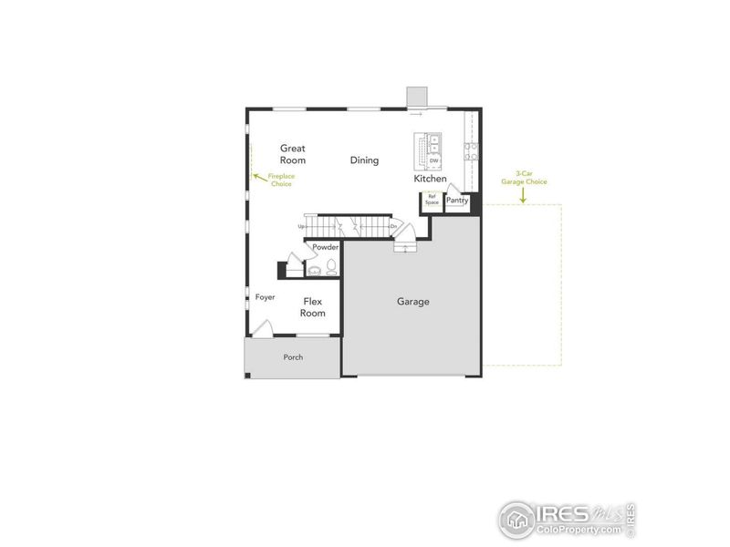 2D floor plan layout of this home in , Johnstown, CO (Image 1). 2D floor plan layout of this home in , Johnstown, CO (Image 1).