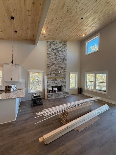 In-progress construction of a new home in , Ranger, GA (Image 3).