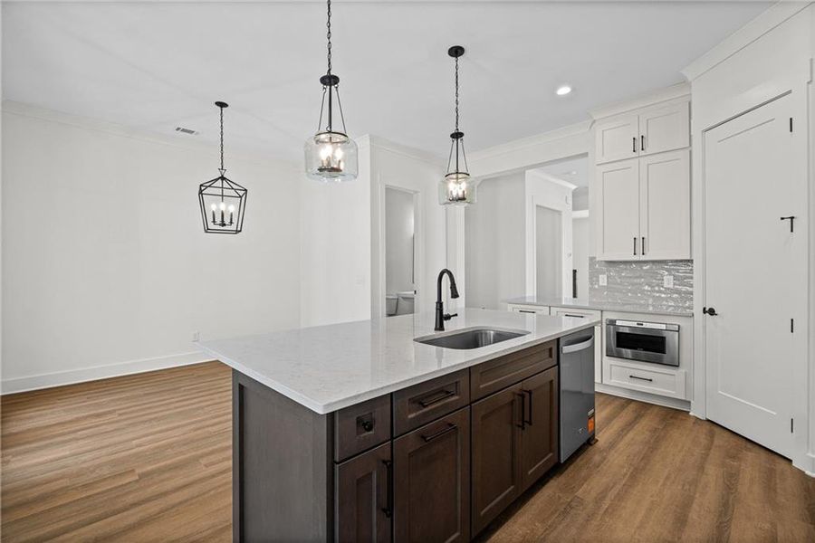 Furnished interior view inside a new home in Devin's Shire, Kennesaw (Image 11).