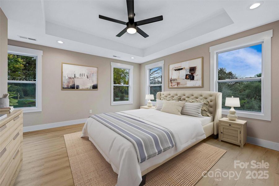 Furnished interior view inside a new home in , Maggie Valley (Image 8).