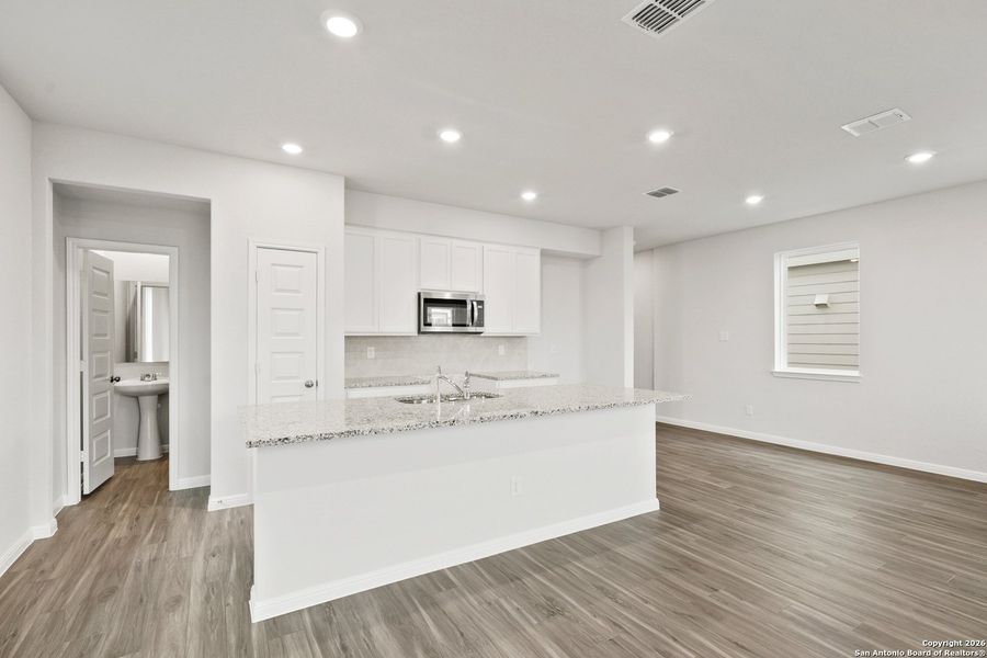 Furnished interior view inside a new home in Melissa Ranch, San Antonio (Image 11).