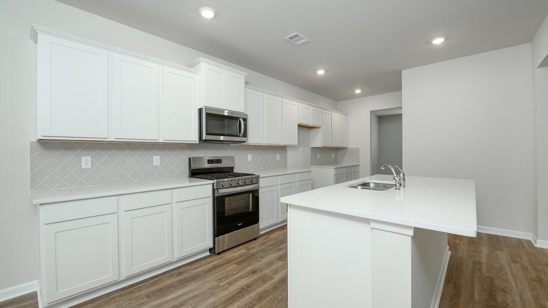 Furnished interior view inside a new home in Brooks Station, Dacula (Image 7). Furnished interior view inside a new home in Brooks Station, Dacula (Image 7).