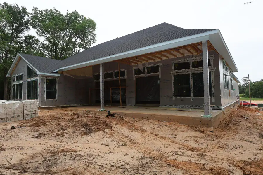 In-progress construction of a new home in Briarley - Regency Collection, Montgomery, TX (Image 14).