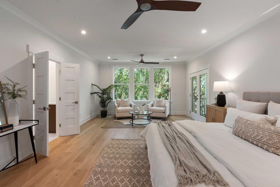 Furnished interior view inside a new home in , Isle Of Palms (Image 12). Furnished interior view inside a new home in , Isle Of Palms (Image 12).