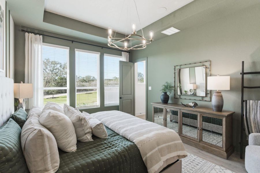 Furnished interior view inside a new home in Prominence – Now Selling, San Antonio (Image 33). Furnished interior view inside a new home in Prominence – Now Selling, San Antonio (Image 33).