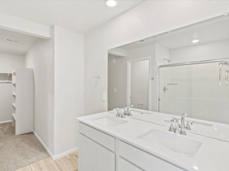 Furnished interior view inside a new home in Revere at Johnstown, Johnstown (Image 7).