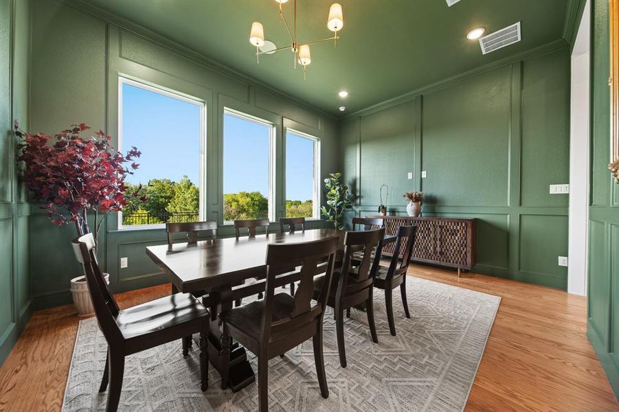 Furnished interior view inside a new home in , Prosper (Image 31).