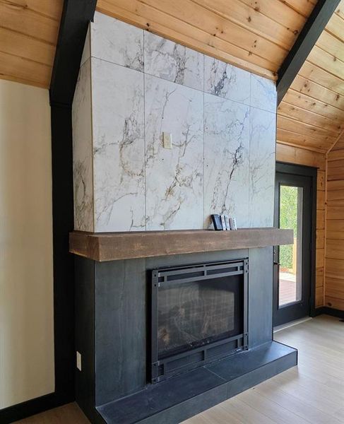 Close-up of interior finishes inside a home in , Mineral Bluff (Image 11).