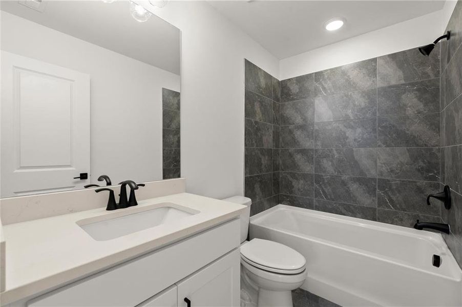 Furnished interior view inside a new home in , Kennesaw (Image 19).