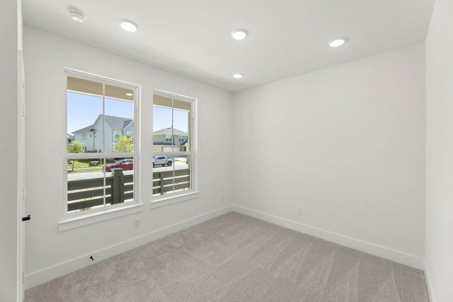 Spacious, unfurnished interior of a new home in Terrace Collection at Harvest, Argyle (Image 12).