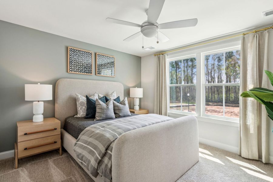 Furnished interior view inside a new home in Sweetgrass Station, Summerville (Image 40). Furnished interior view inside a new home in Sweetgrass Station, Summerville (Image 40).