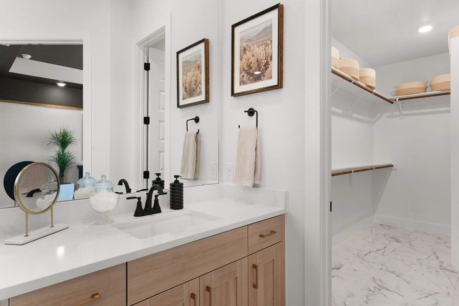 Furnished interior view inside a new home in Highland Village, Georgetown (Image 60). Furnished interior view inside a new home in Highland Village, Georgetown (Image 60).