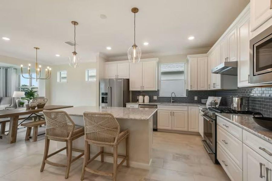MODEL HOME images may NOT be consistent with the finished product.
