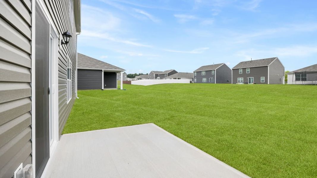 Exterior details and patio area of a home in Bentley Park, Greenwood (Image 21). Exterior details and patio area of a home in Bentley Park, Greenwood (Image 21).