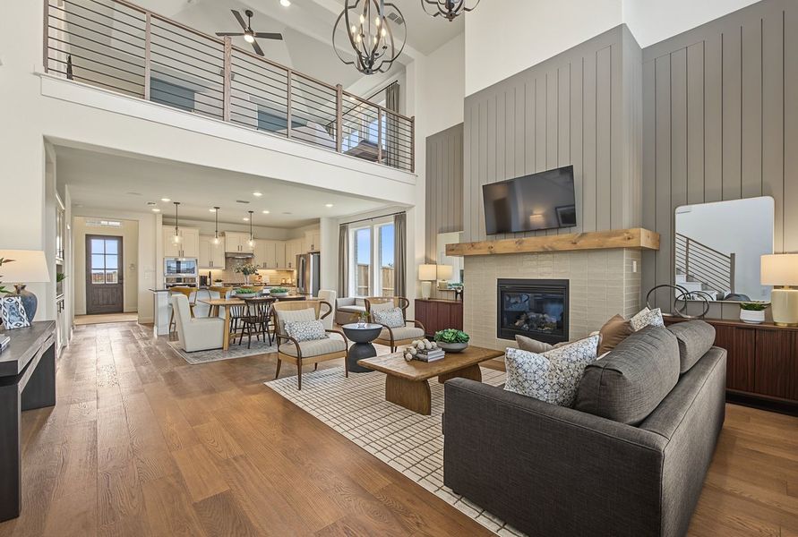 Furnished interior view inside a new home in Leonard Trails, Anna (Image 11).