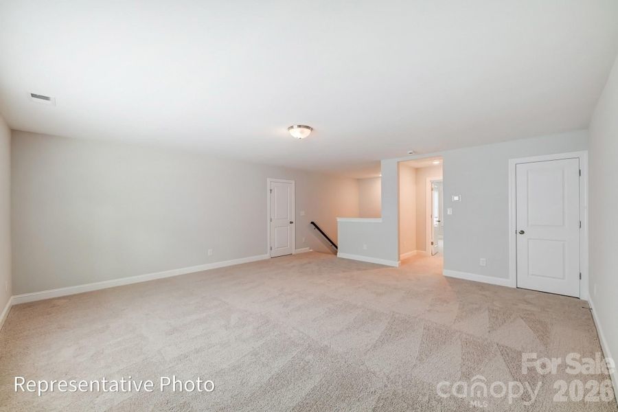 Spacious, unfurnished interior of a new home in Heritage - 55+ Community, Indian Trail (Image 12).