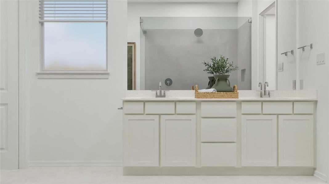 Furnished interior view inside a new home in Samara, League City (Image 7).