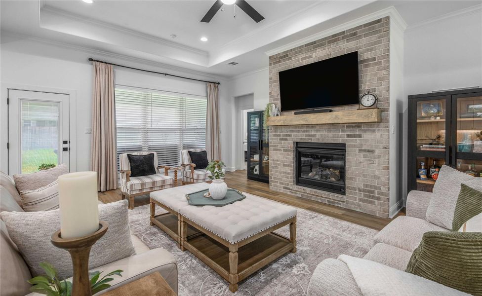 Furnished interior view inside a new home in , Bryan (Image 9). Furnished interior view inside a new home in , Bryan (Image 9).