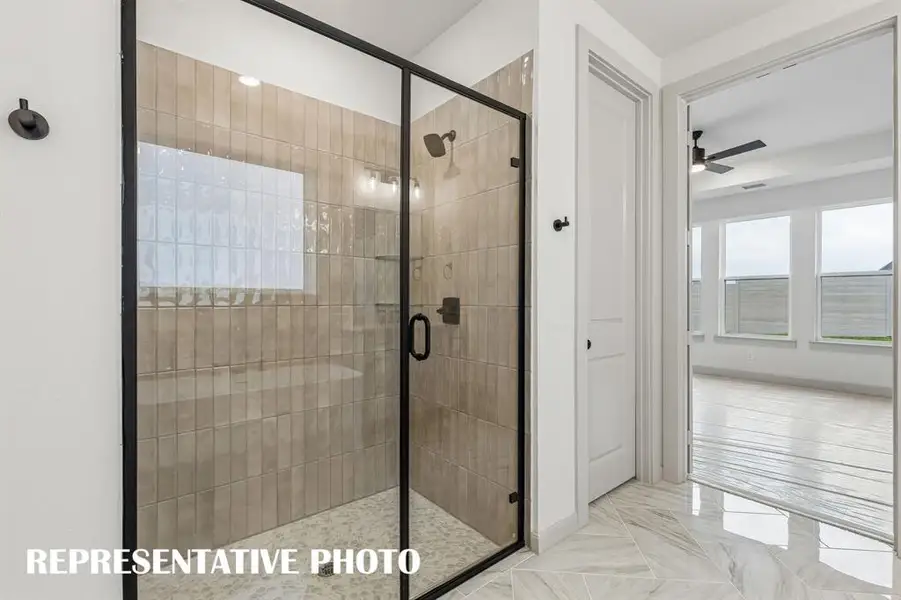 This dream owner's bath features a freestanding tub plus an oversized walk in shower! REPRESENTATIVE PHOTO This dream owner's bath features a freestanding tub plus an oversized walk in shower! REPRESENTATIVE PHOTO