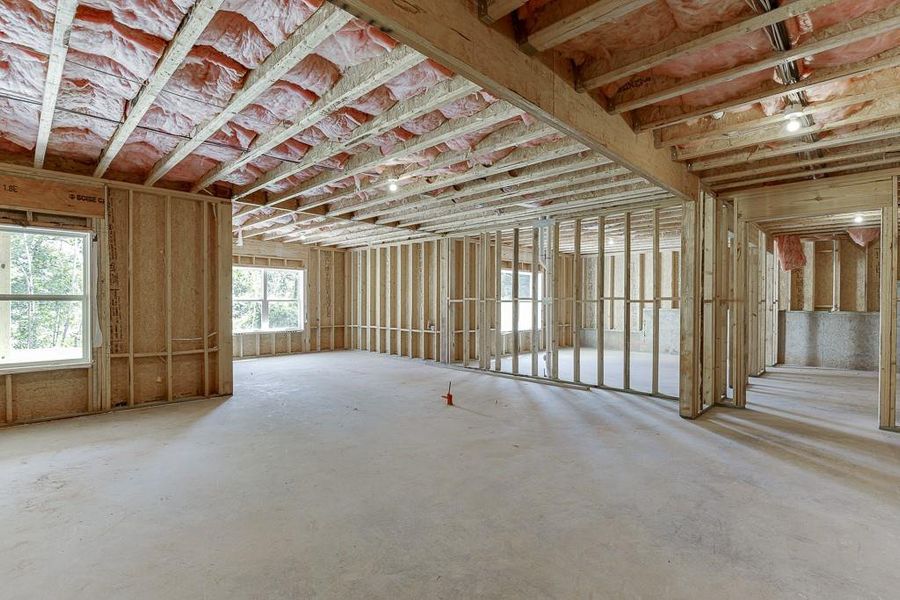 In-progress construction of a new home in , Buford, GA (Image 64).