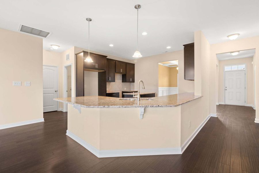Representative furnished interior of a home built from the Bladen by Caviness & Cates Communities in Maggie Way, Wendell (Image 131).