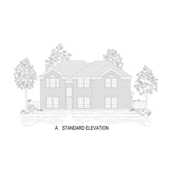 Representative rendering of the exterior for the Coventry 2FS by First Texas Homes (Image 3). Representative rendering of the exterior for the Coventry 2FS by First Texas Homes (Image 3).