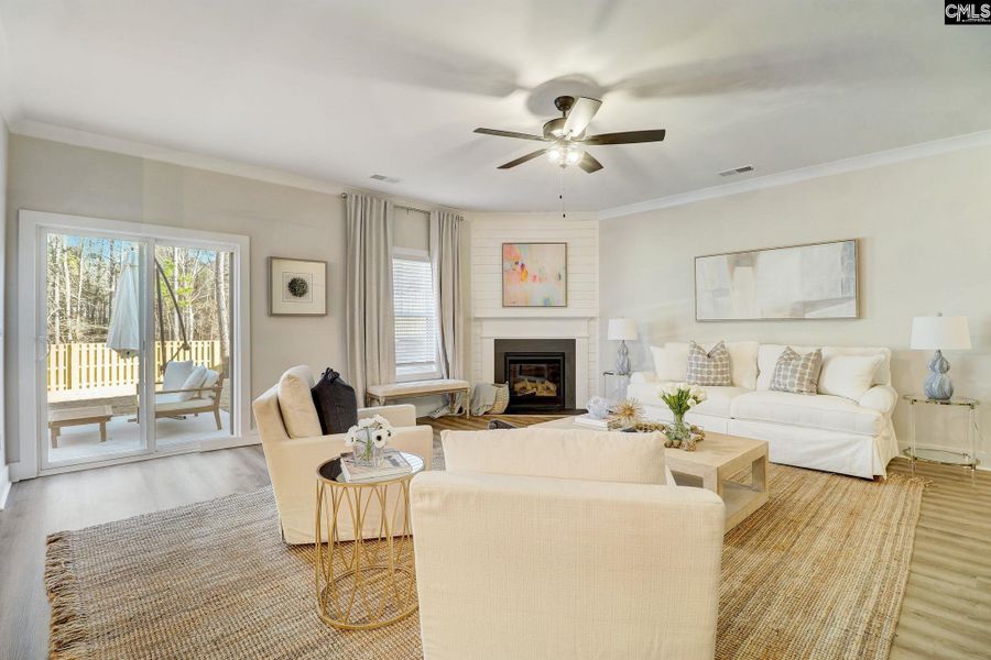 Furnished interior view inside a new home in Raglins Creek, Lugoff (Image 4). Furnished interior view inside a new home in Raglins Creek, Lugoff (Image 4).