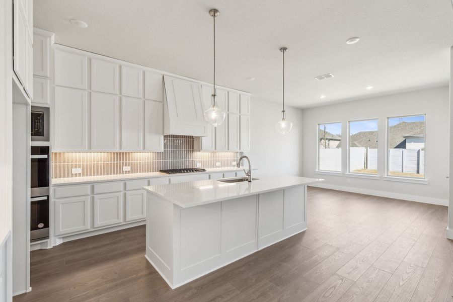 Furnished interior view inside a new home in Painted Tree Lakeside, McKinney (Image 7).