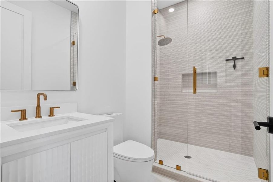 Furnished interior view inside a new home in , Hoschton (Image 43).