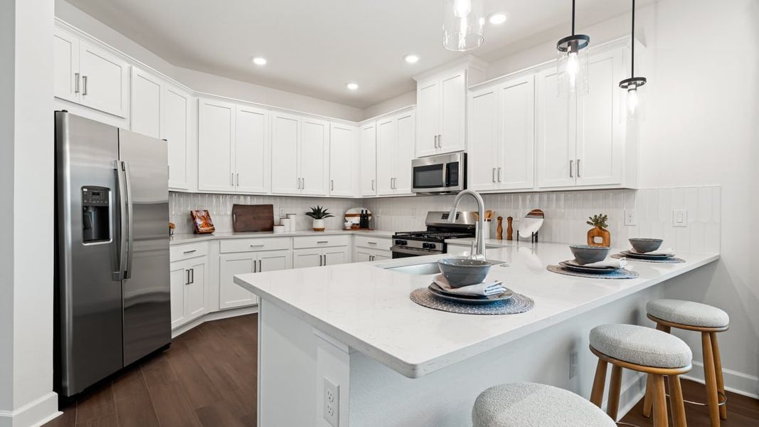 Representative furnished interior of a home built from the Anastasia by Taylor Morrison in Hillcrest, San Antonio (Image 7).