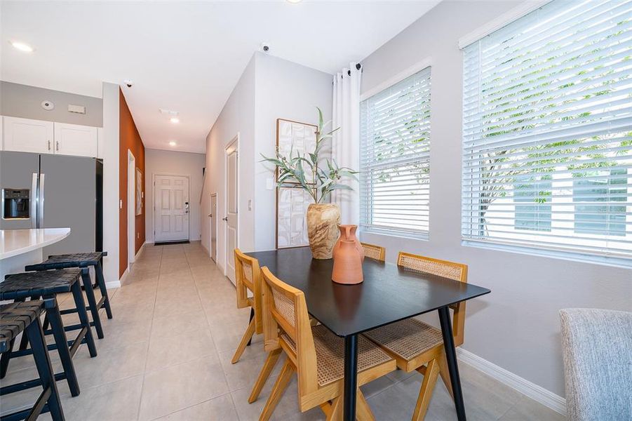 Furnished interior view inside a new home in Horse Creek at Crosswinds, Davenport (Image 9).
