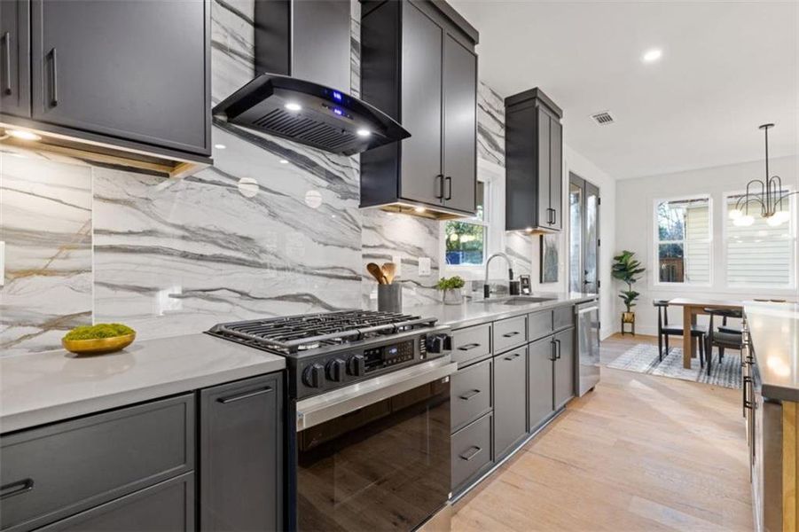 Furnished interior view inside a new home in , Atlanta (Image 8).