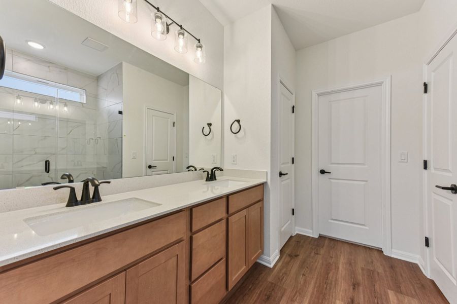Furnished interior view inside a new home in Easton Park, Austin (Image 8).