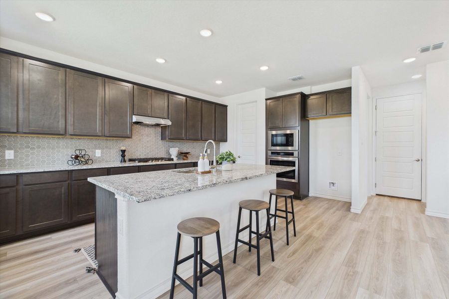 Representative furnished interior of a home built from the The Danbury I by Davidson Homes LLC in The Reserve at Potranco Oaks, Castroville (Image 29).