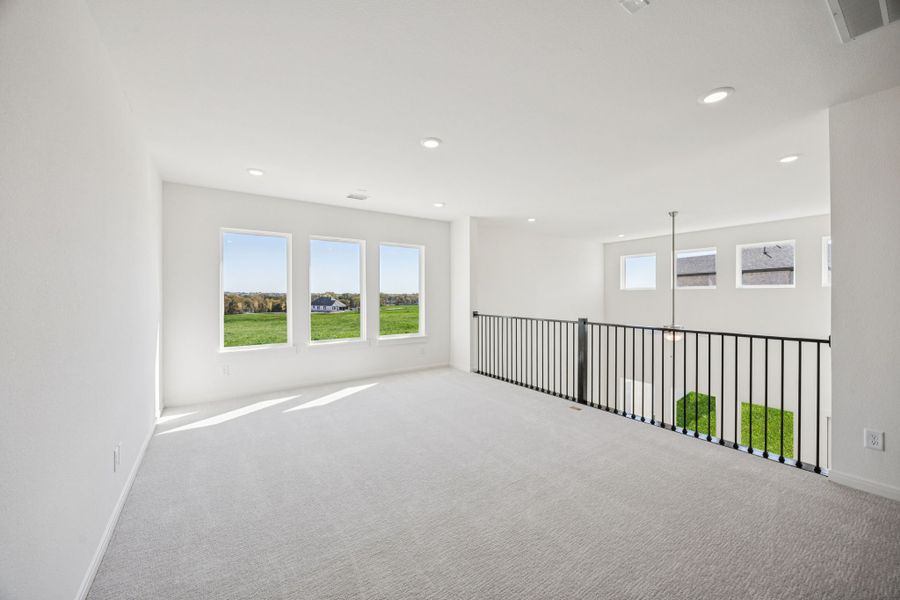 Representative unfurnished interior of a home built from the Percy by Normandy Homes in Rainwater Crossing, Celina (Image 14).