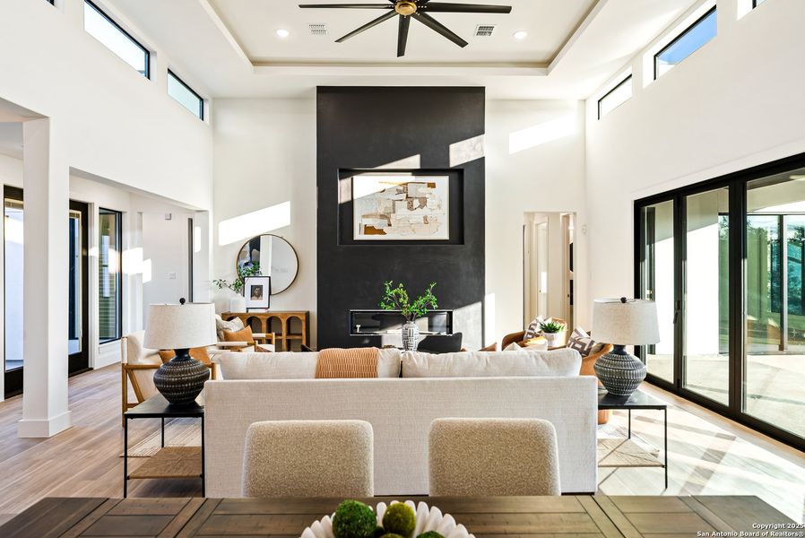 Furnished interior view inside a new home in , San Antonio (Image 11). Furnished interior view inside a new home in , San Antonio (Image 11).