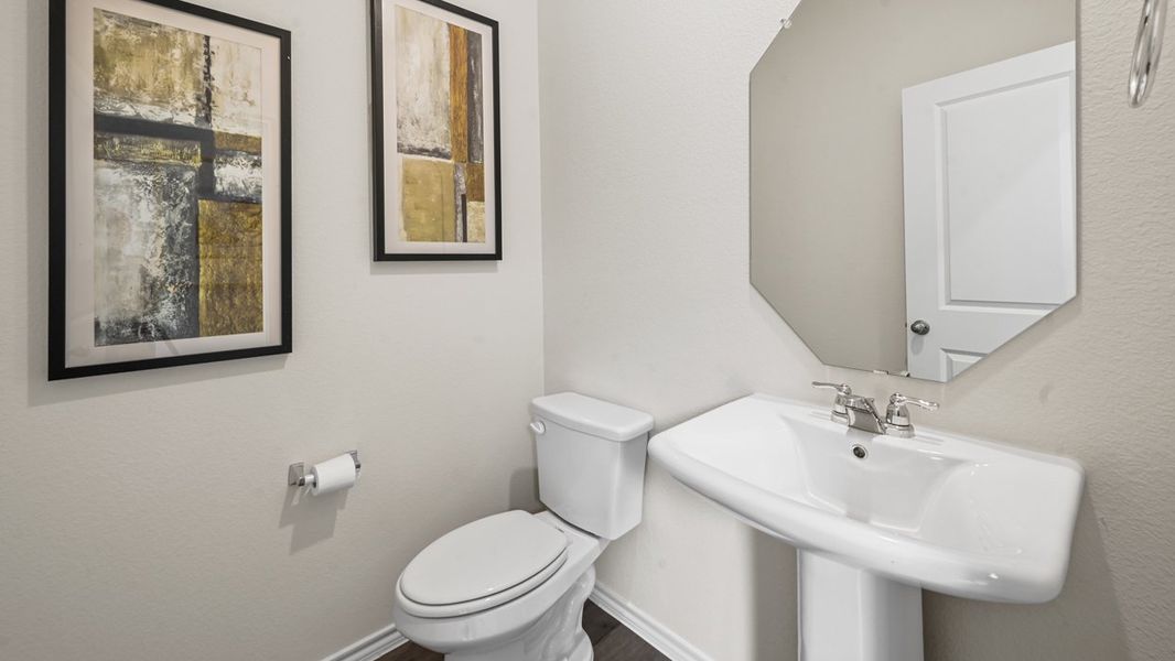 Representative furnished interior of a home built from the Hanna by D.R. Horton in Wildwood, Royse City (Image 9).