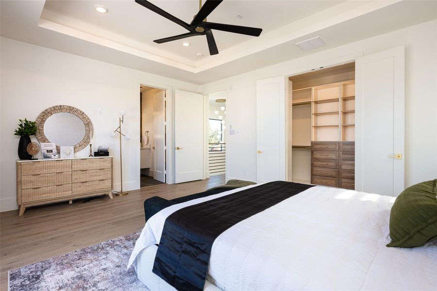 Furnished interior view inside a new home in , Stafford (Image 39).