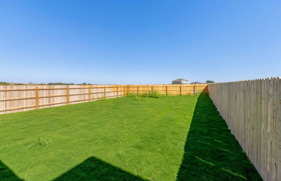 Exterior details and patio area of a home in Sonterra, Jarrell (Image 2).