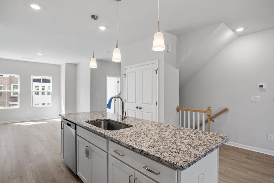 Furnished interior view inside a new home in Renaissance at White Oak, Garner (Image 7). Furnished interior view inside a new home in Renaissance at White Oak, Garner (Image 7).